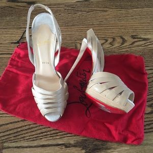 Nude Slingback Christian Louboutin heels